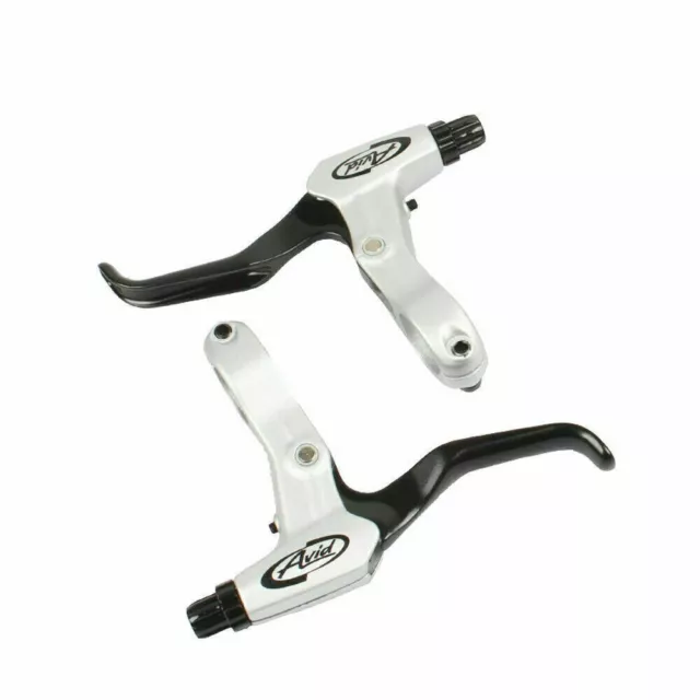 2x Avid FR5 - Brake Lever Silver PAIR of Levers Silver / Black