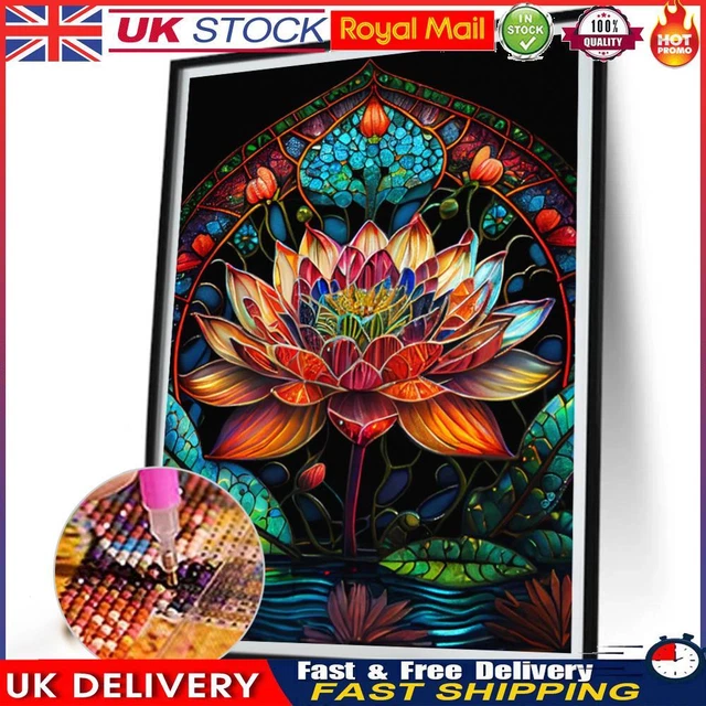 5D DIY Full Round Drill Partial AB Diamond Painting Flower Kit Home Decor45x60cm