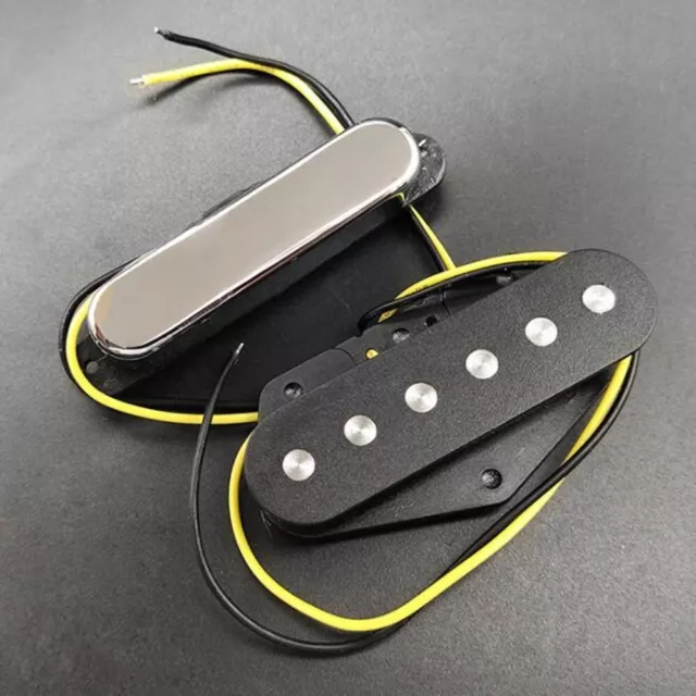 Durable pour micro col Telecaster facile à installer finition argent/noir