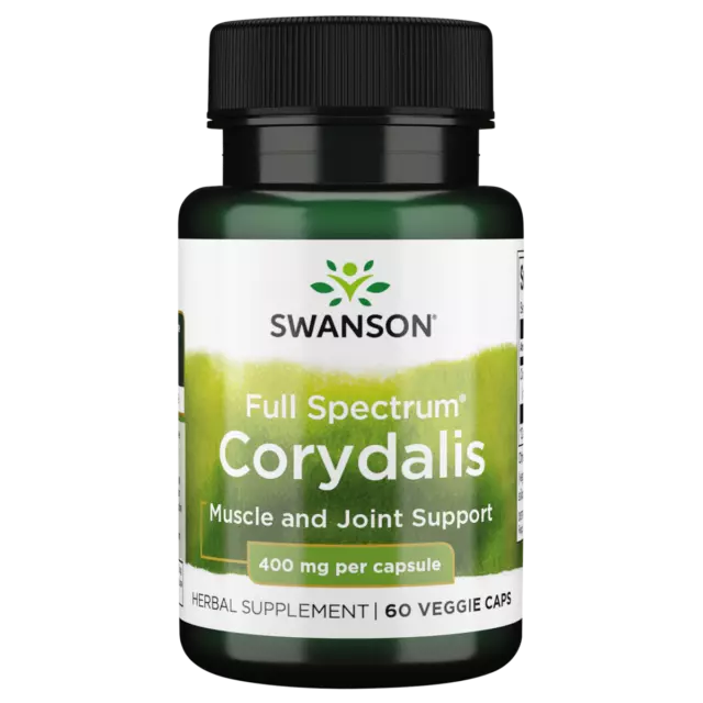 Swanson Full Spectrum Corydalis 400 mg 60 Veggie Capsules