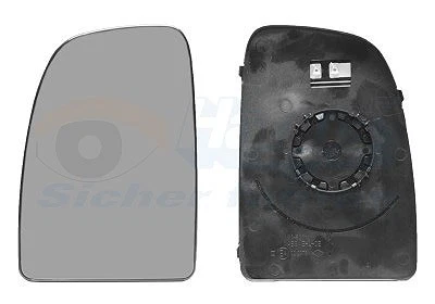 VAN WEZEL Spiegelglas - Außenspiegel Rechts Für Seat Leon