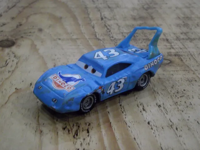 Disney Pixar Cars diecast Race damaged King 1:55 scale genuine Mattel