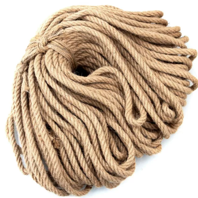 Sisal 5mm 10mm 20mm 40mm 50mm Rope Natural Twine Cord Thick Jute Hemp Crafting