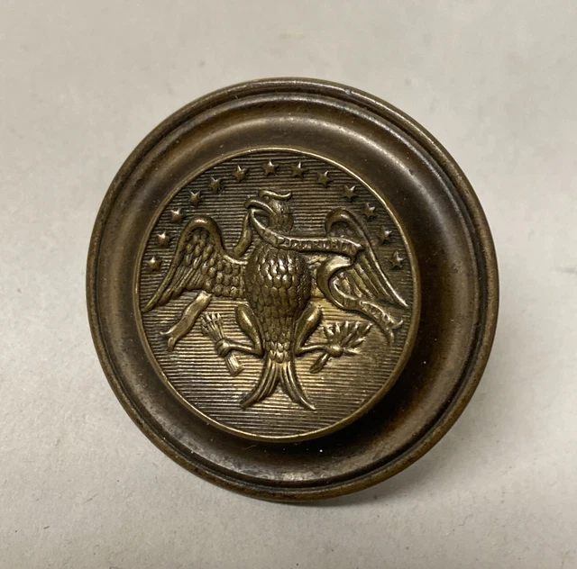 Vintage Patriotic American Eagle Brass Curtain Tieback