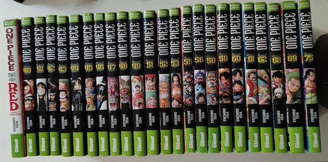 LOT DE 24 Tomes One Piece Dont Red Grand Characters EUR 129,90