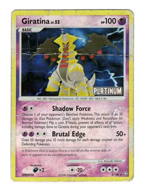 Pokemon Eevee Platinum Reverse Holo 62/100 Burger King Promo TCG Card LP!