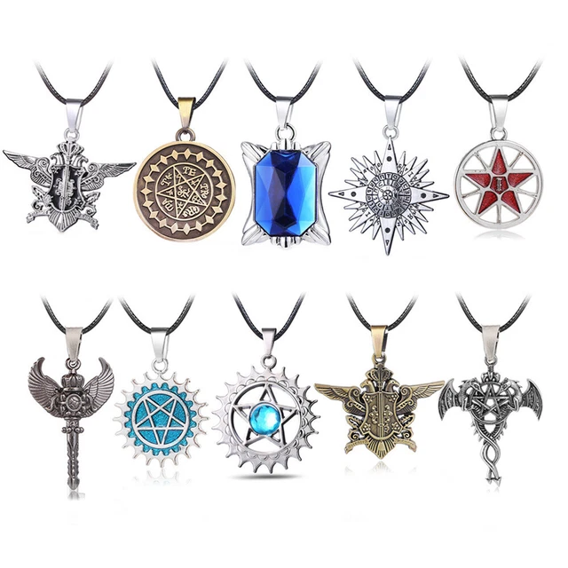 Anime Black Butler Smile Sebastian Michaelis Succession Cosplay Pendant Necklace