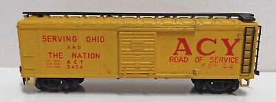 Vintage Ho Scale * ACY "Road of Service" 3404 Box Car ** Akron Canton Youngstown