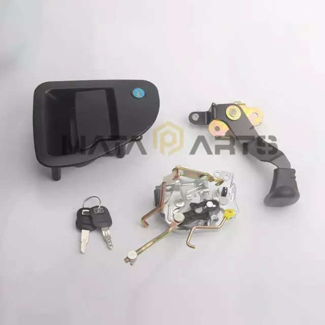 Operator Cabin Lock Set CabDoor Lock For Caterpillar E305 E306 E307 Excavator