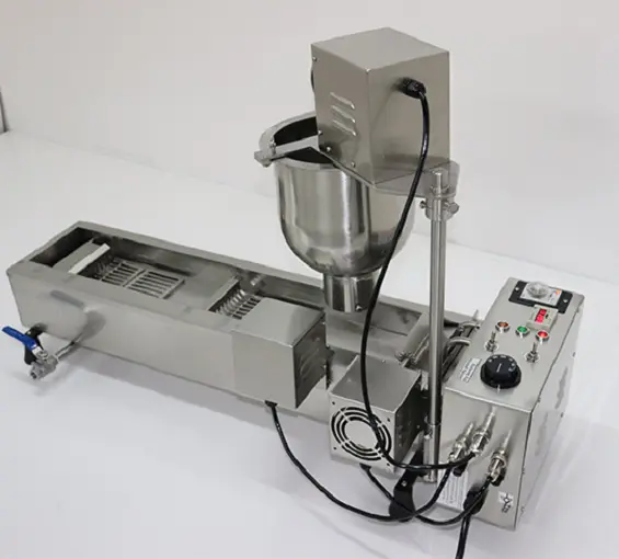 Commercial Automatic Doughnut Making Machine 3 Size Moulds  500 Donuts Per Hour