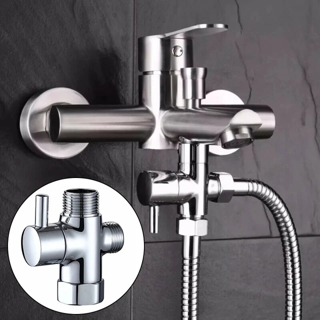 T-Adapter Deviatore Valvola 3 Modi Rubinetto Rotante Giunto Parte Utensile