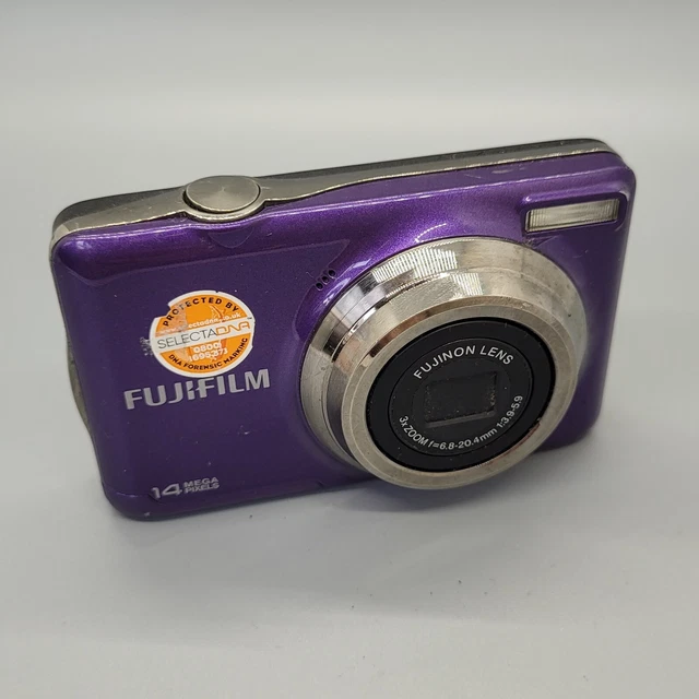 Fujifilm FinePix JV300 14.0MP Compact Digital Camera Purple Tested