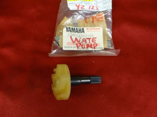Yamaha Impeller, Water Pump, NOS 1983-85 YZ125, 24X-12450-00-00