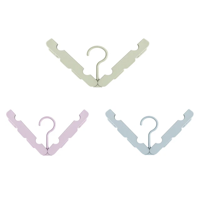 Percha portátil plegable de 3 piezas percha antideslizante percha