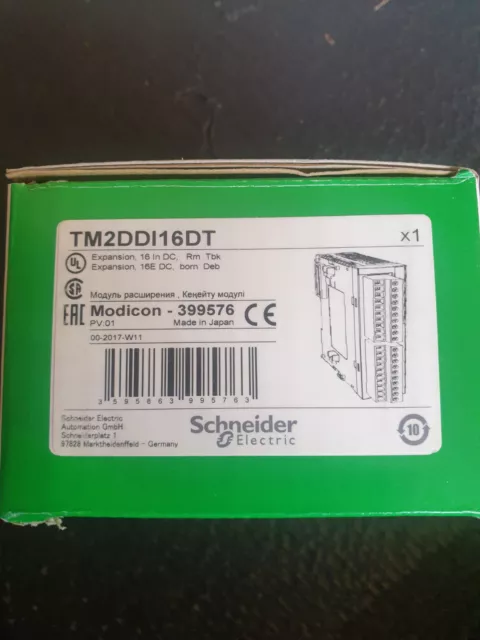 Brand New Schneider PLC Input Module TM2DDI16DT