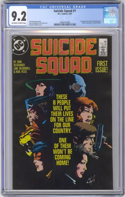 Suicide Squad #1 CGC 9.2 HIGH GRADE DC Comic Deadshot KEY 1st Jihad Appearance