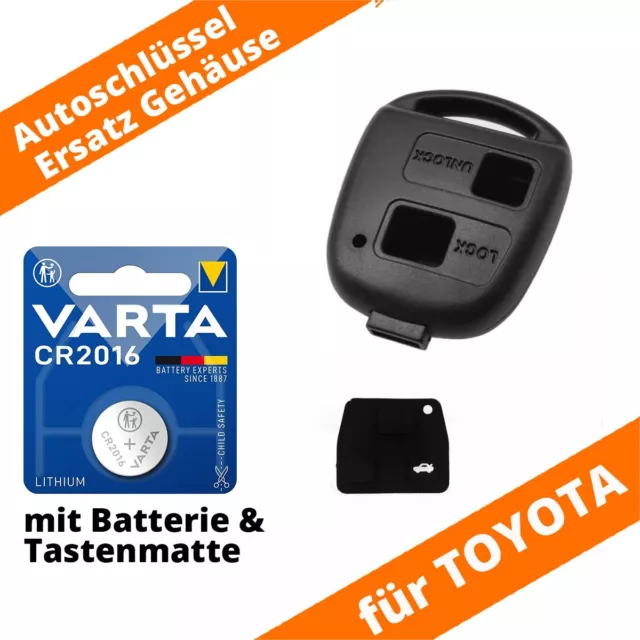 Toyota Schlüssel Gehäuse Batterie Yaris Verso Corolla Echo Toy41