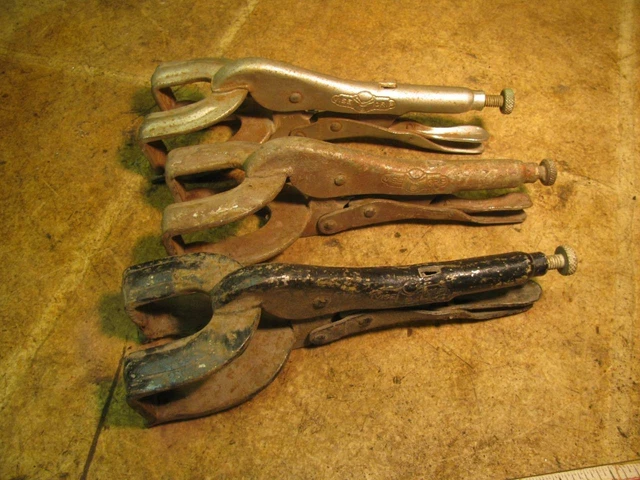 3 Pairs Vise Grip 9R Welding Clamps Peterson Dewitt