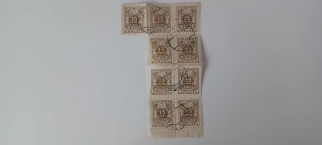 Briefmarken Poczta Polska 1929 15 Groszy Doplata gestempelt