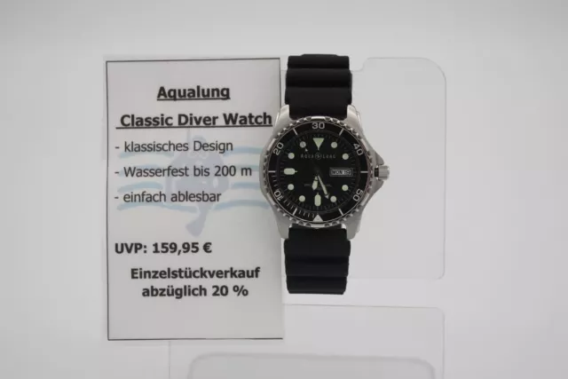 Aqualung Classic Divers Watch / Tauchuhr / Wasserfeste Armbanduhr