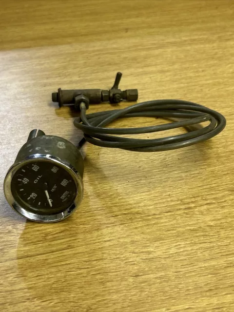 smiths oil pressure gauge 1960’s Very Good Used Condition