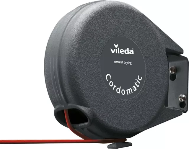 Vileda Cordomatic Retractable Washing Line with 15m Outdoor Clothes Line UK