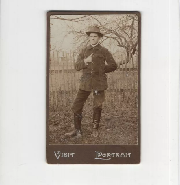 CDV Foto Feiner Herr - 1900er