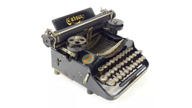 Maquina de escribir METEOR AÑO 1912 Typewritrer Schreibmaschine Machine a Ecrire