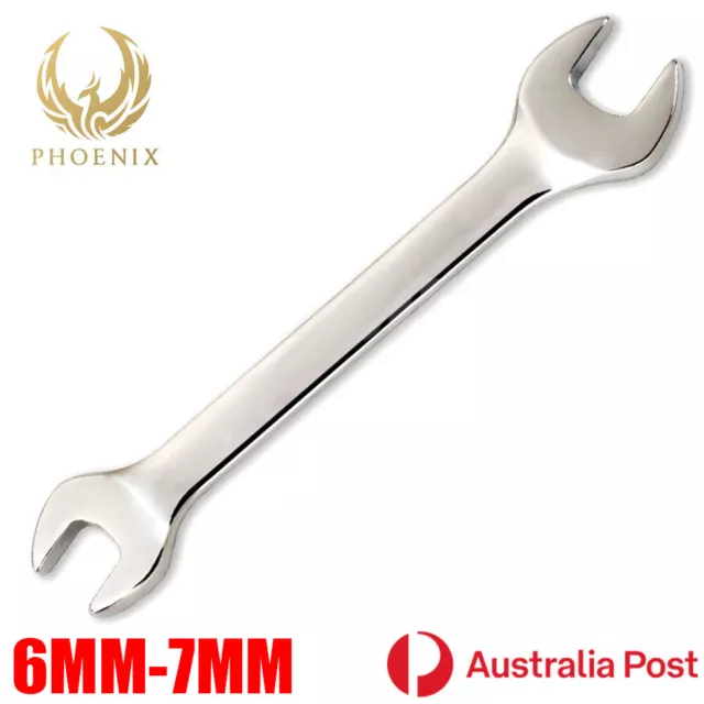 6MM-7MM Metric Metal Open End Wrench Double End Wrench Spanner Repair Tool AU