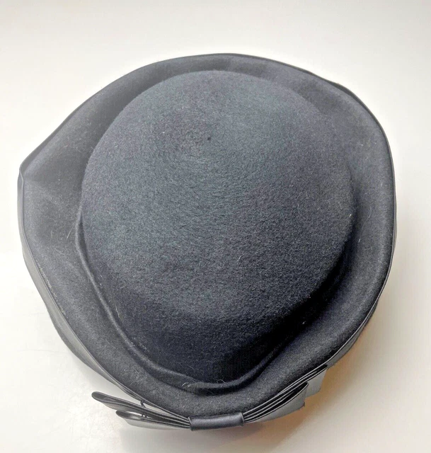 VINTAGE NEUMANN ENDLER Fair Field Felts Pillbox Hat 100  display picture 1