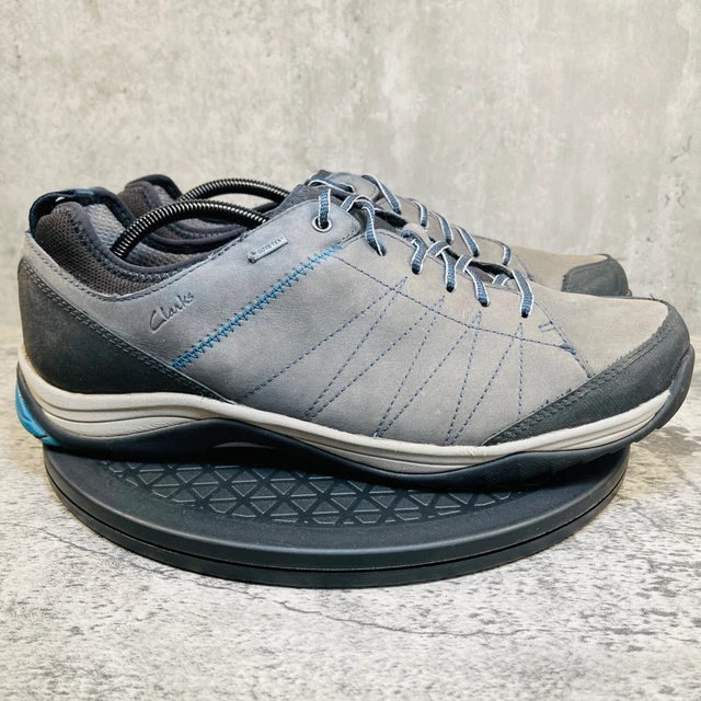CLARKS MENS CASUAL Plus Shoes BAYSTONE GO GTX Black Leather UK 6 G EU 39.5 49.95 PicClick UK