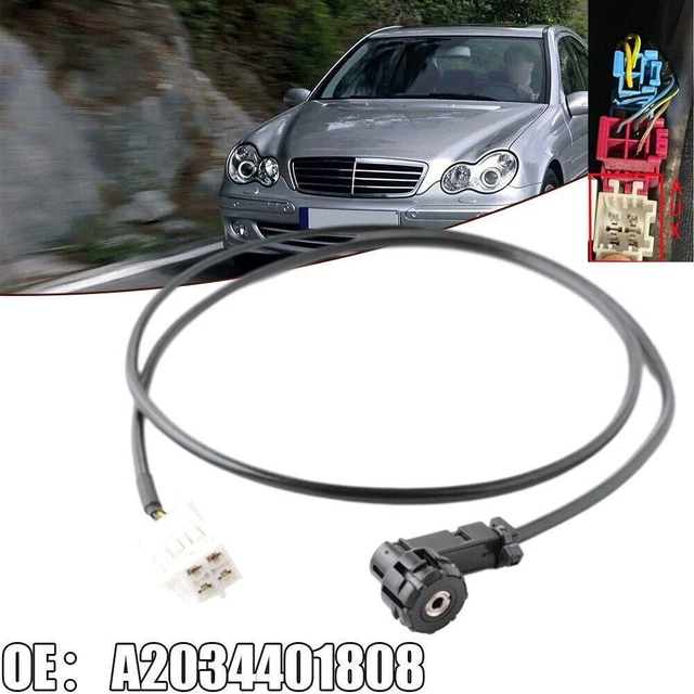 Car Bluetooth 4.0 Module Aux Receiver Cable Adapter For Mercedes Benz W203 W209 W211 Radio