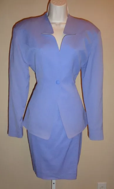 Stunning, Super Rare, New, Lavender Thierry Mugler Skirt Suit