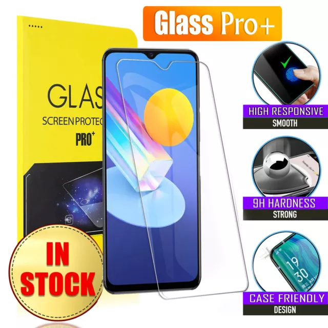 1x 2x For Vivo Y52 5G Tempered Glass Anti Scratch Screen Protector Film Guard