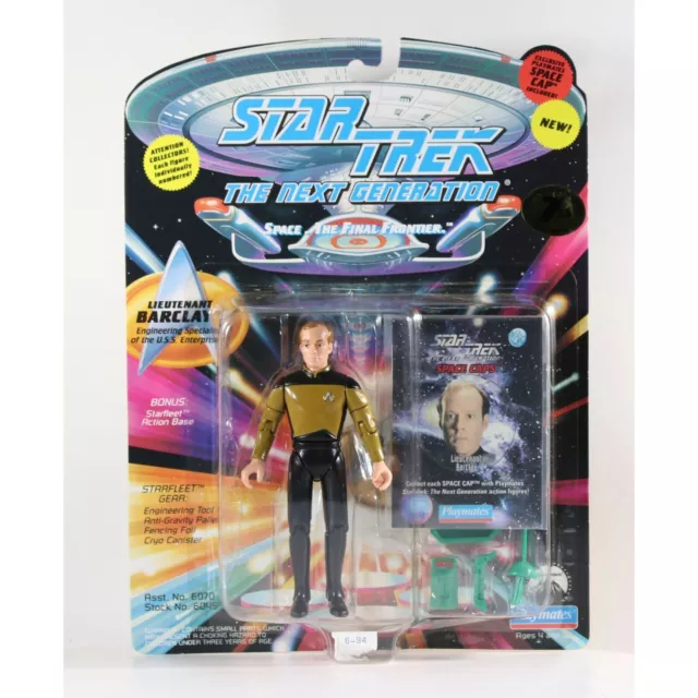 Action Figure, Star Trek Next Generation 6070-6045 Lieutenant Barclay LOW NUMBER