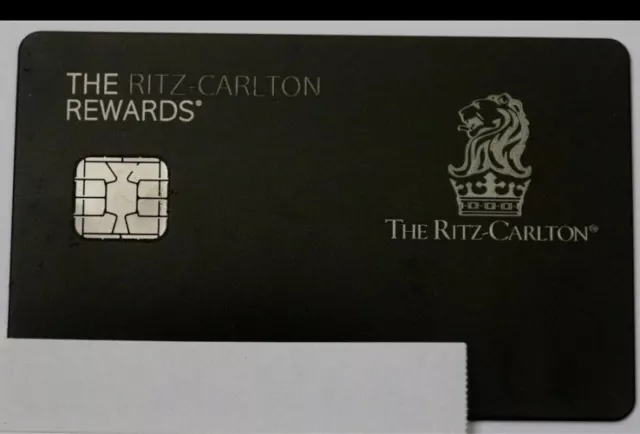 Expired Chase Ritz Carlton Visa Signature HEAVY Metal Black Card JP Morgan