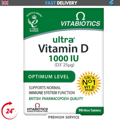 5 X VITABIOTICS Ultra Vitamin D 2000 5 x 96 Tablets £26.99 PicClick UK