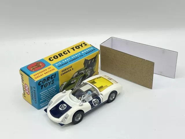 Corgi Model Club 330 Porsche Carrera 6 Re-Issue - Modern Issue Mint In Box