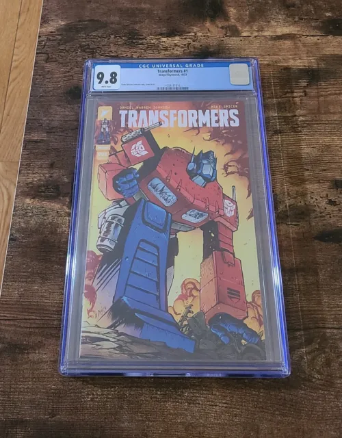 Transformers #1 CGC 9.8 Graded Cover A First Printing Image Comics 2023