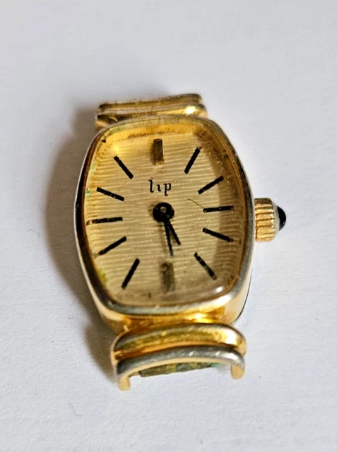 Montre Vintage LIP Baschmakoff - Mécanique Manuelle - Années 70 - À Réparer - Pièce Collection