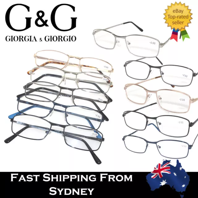 Men Mens Ladies Full Rim Metal Magnifying Reading Glasses Bulk Sale Deal 1.0~3.5