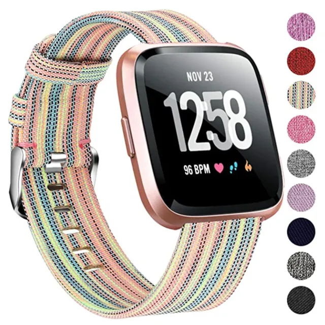 Fabric Watch Band For Fitbit Versa / Lite / Versa 2 Sports Strap Wristband
