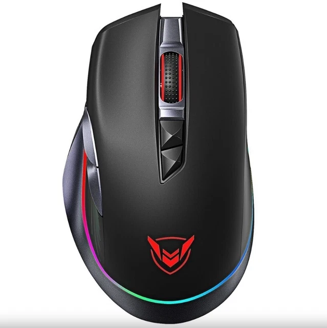 Souris ordinateur,Souris sans fil Rechargeable rvb,ergonomique,silencieuse,USB,pour ordinateur