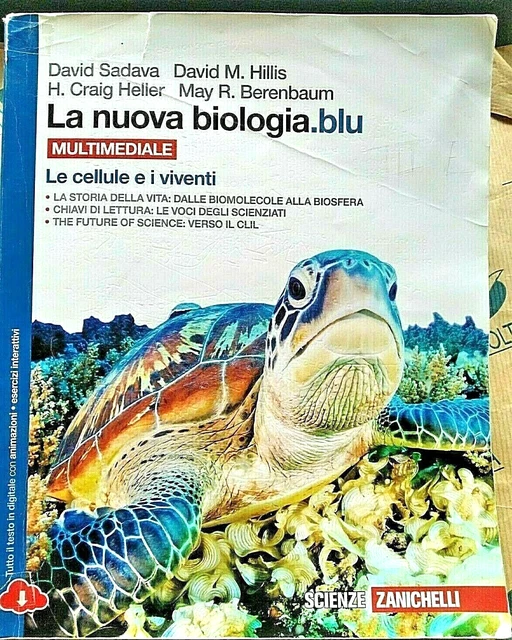 LA NUOVA BIOLOGIA.BLU. Le Cellule E I Viventi - David Sadava ...