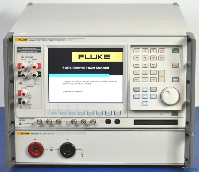 Fluke 6100A Electrical Power Standard Calibrator Master w/ 6100A-80 80A Output