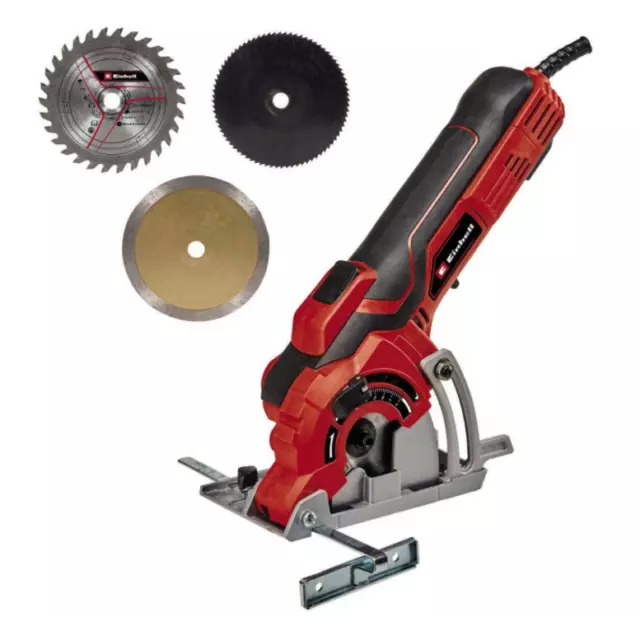 Einhell 4331030 TC-CS 89 - Mini sega circolare portatile elettrica multifunzione