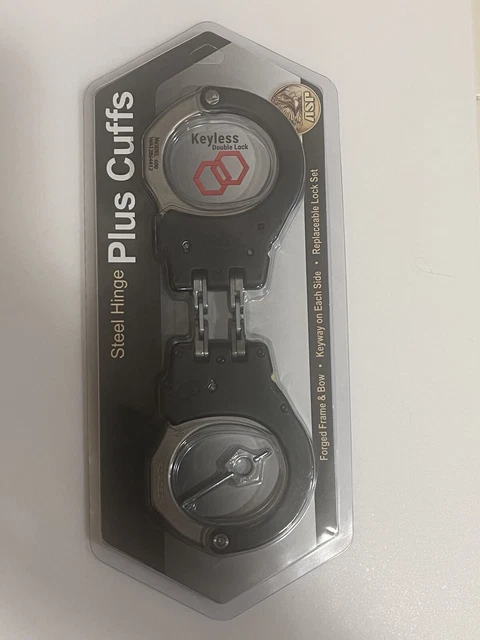 ASP Hinge Ultra Plus Handcuffs Keyless Double-Lock Assembly Hinge Restraints