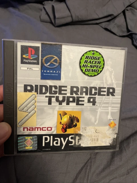 PS1 Ridge Racer Type 4 + Démo Hi-Spec - PAL - Complet (TBE) - 1998