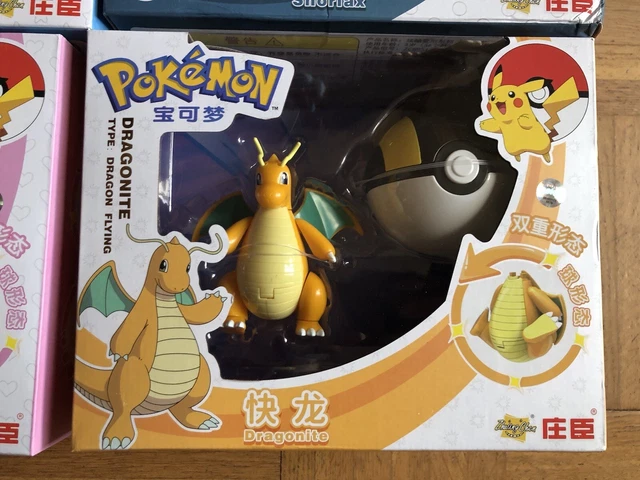 Figurine Pokémon Lunala Articulée - Se Replie Dans Pokéball - 10 Cm - Neuve Scellée