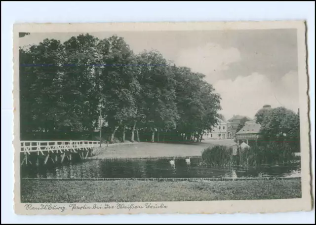 Y18618/ Rendsburg Partie bei der Weißen Brücke AK ca.1940